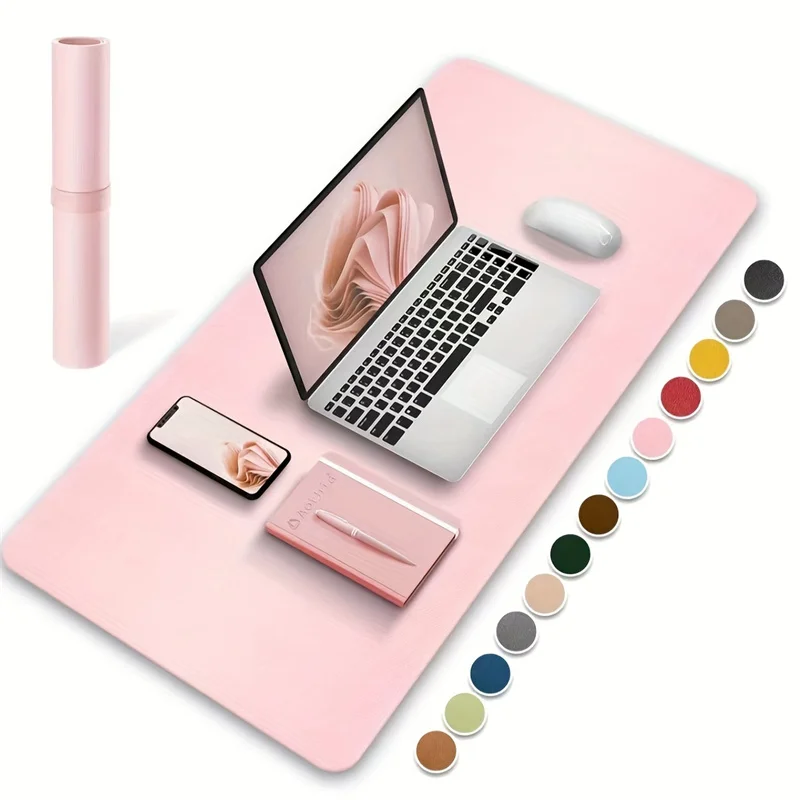 1 pçs tamanho grande 600*300mm - Leather Desk Pad avaliação e preço