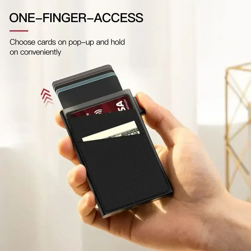 Rfid negócios titular do cartã - Index Card Holder avaliação e preço